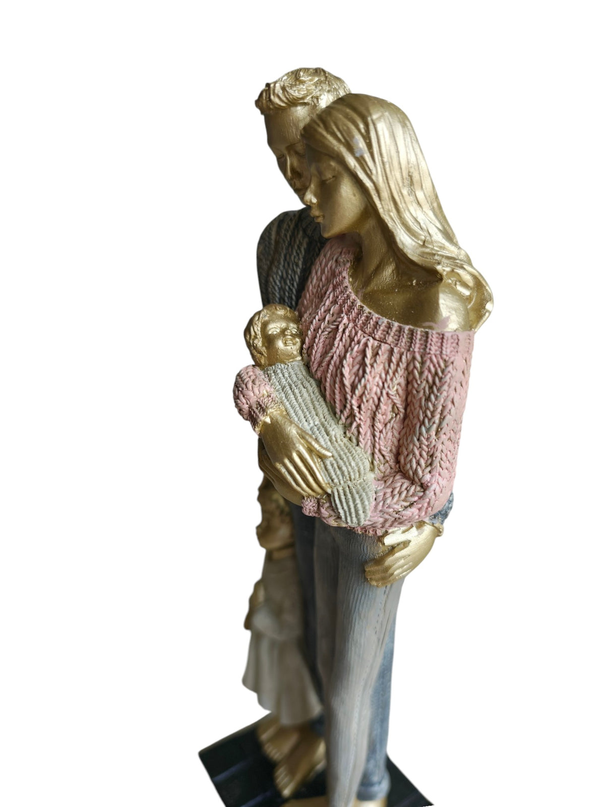 Golden Family With Newborn & a Girl Child