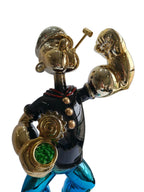 Chrome Pop Art Popeye The Sailor Showpiece - 74.5 cm Luxury Electroplated Sculpture