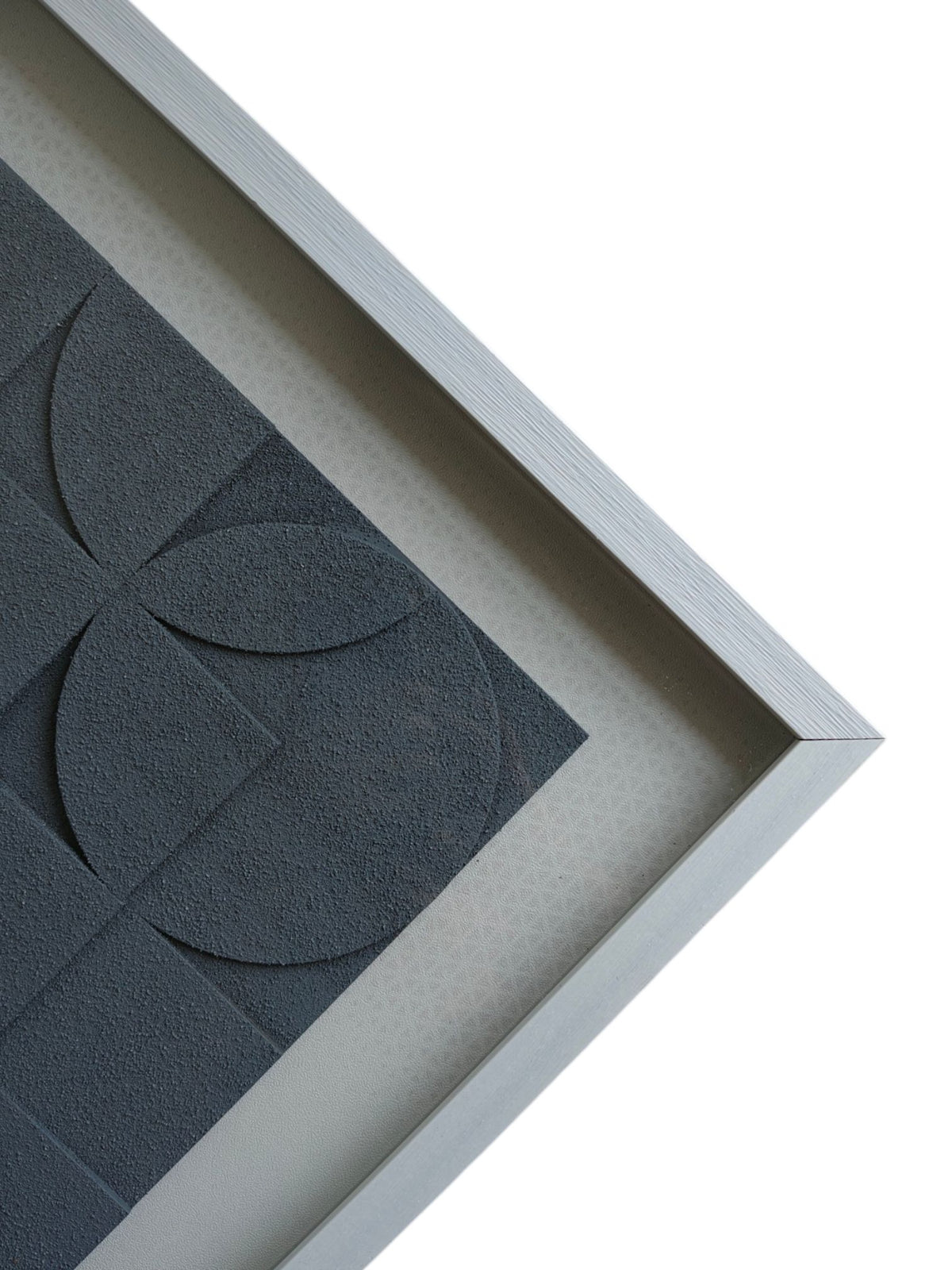 Rust & Rhythm - Textured Geometric Wall Art Frame