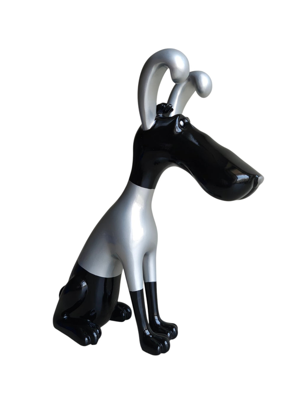 DOG-BLACK: Scarlet Pop Art Hound