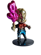 Richie Rich Multi-Colored Chrome Figurine with Pink Dollar Ice Cream Cone