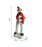Drum Shield Clown Figurine