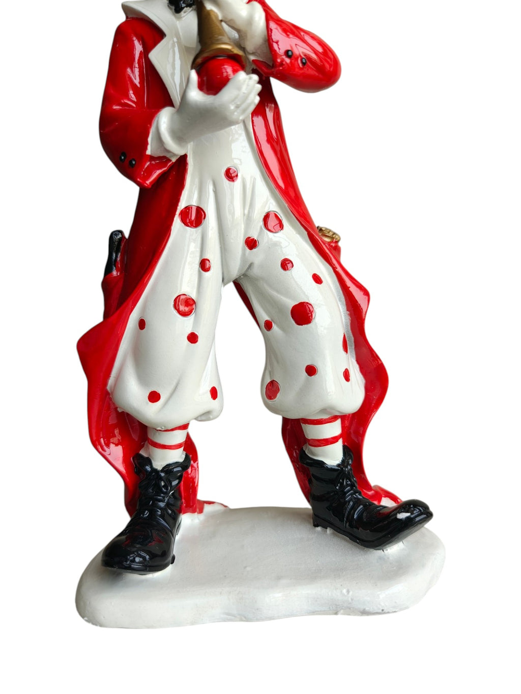 Vintage Musical Clown Playing Flute