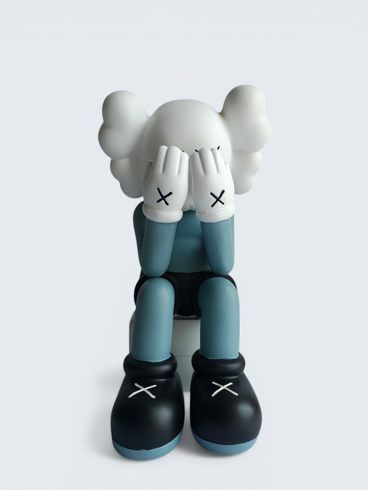KAWS-Inspired Companion Figure - Passing Through Face Cover
