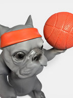 Dog with Basketball