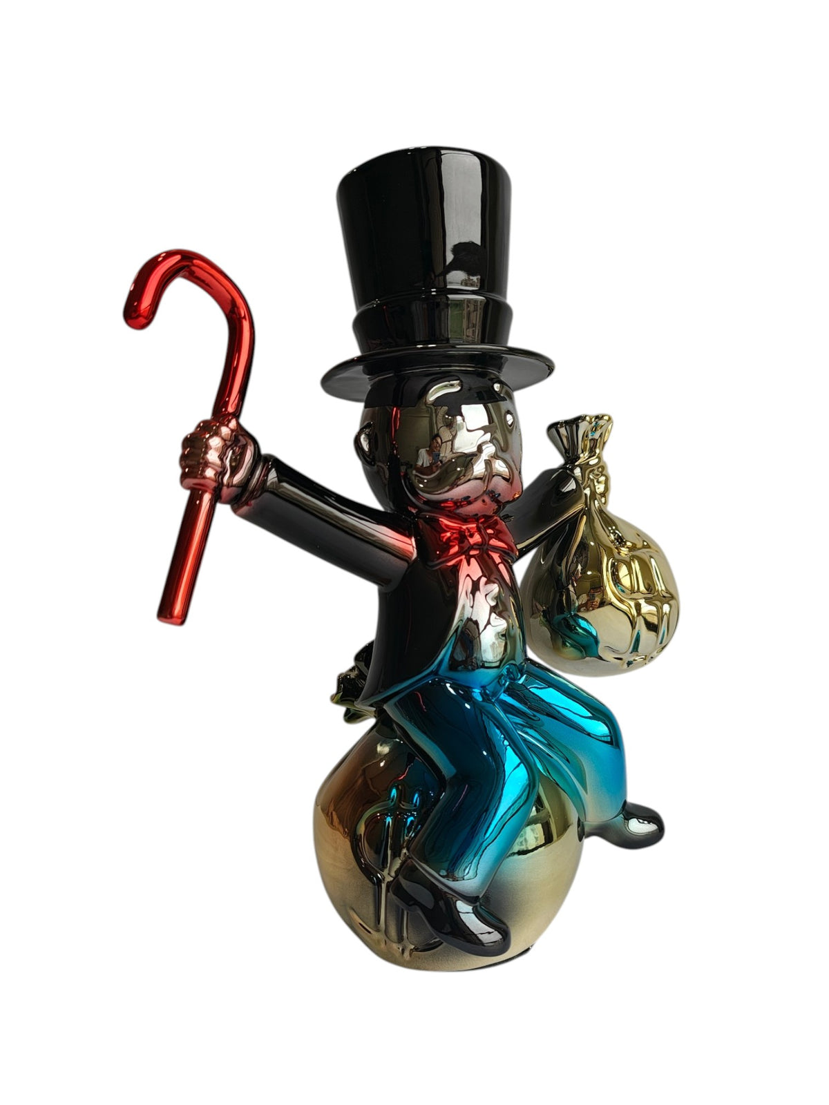 Monopoly Man Money Maker Showpiece - Luxury Metallic Table Decor
