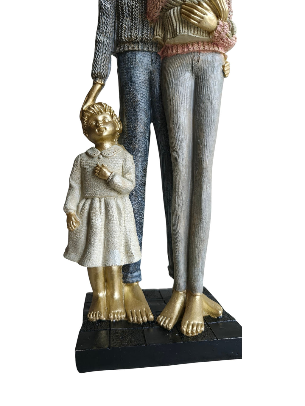 Golden Family With Newborn & a Girl Child