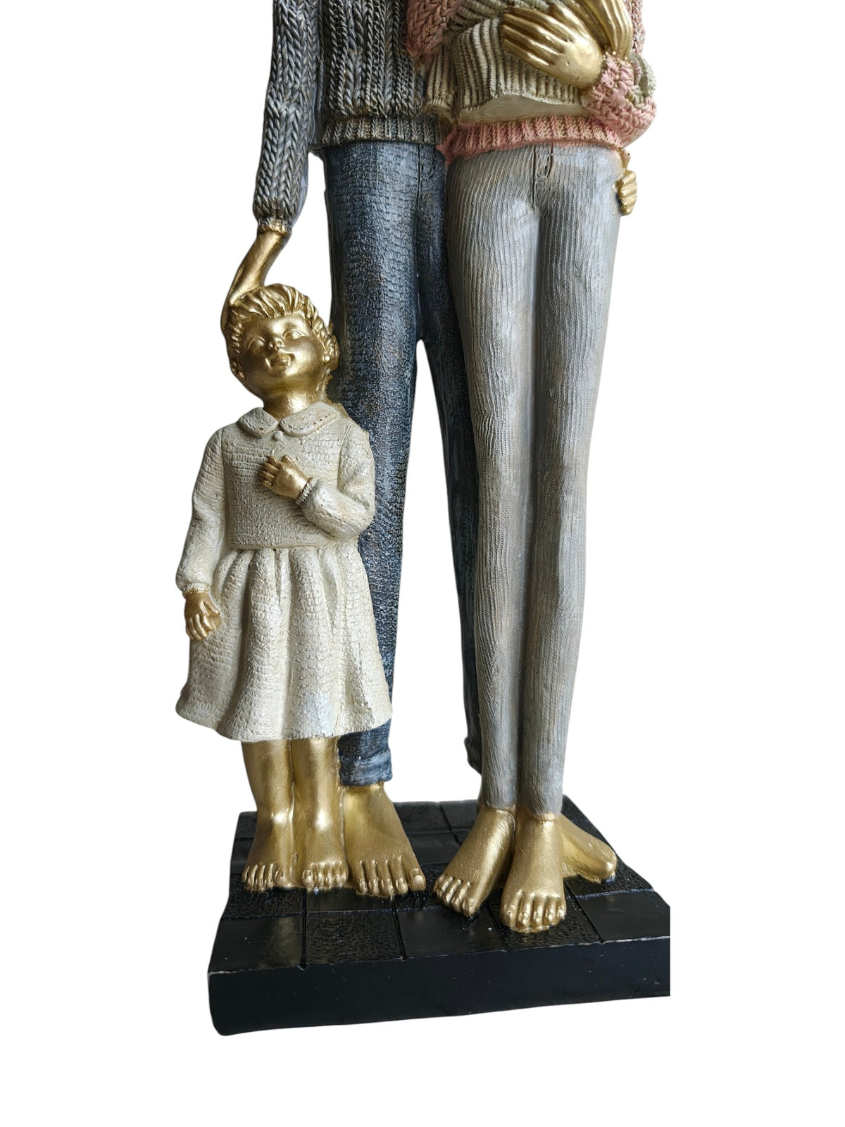 Golden Family With Newborn & a Girl Child