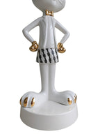 Pure White Boss Bunny - Luxury Ceramic Sculpture Large