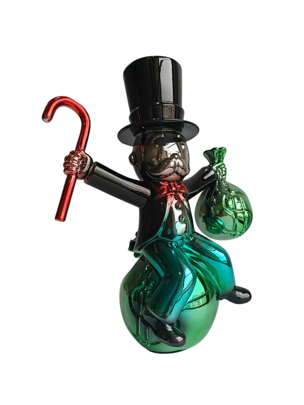 Monopoly Man Money Maker Showpiece - Luxury Metallic Table Decor