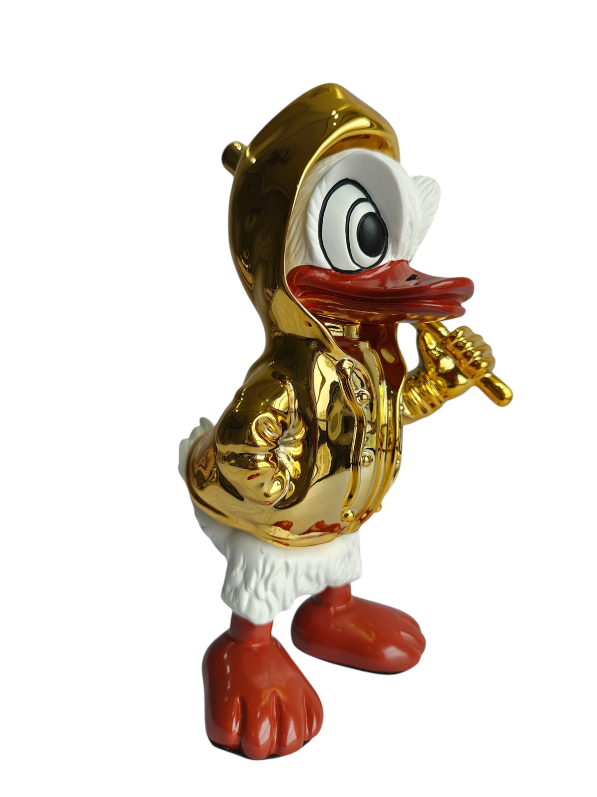 Donald Duck Table Decor Figurine - Metallic Character Sculpture