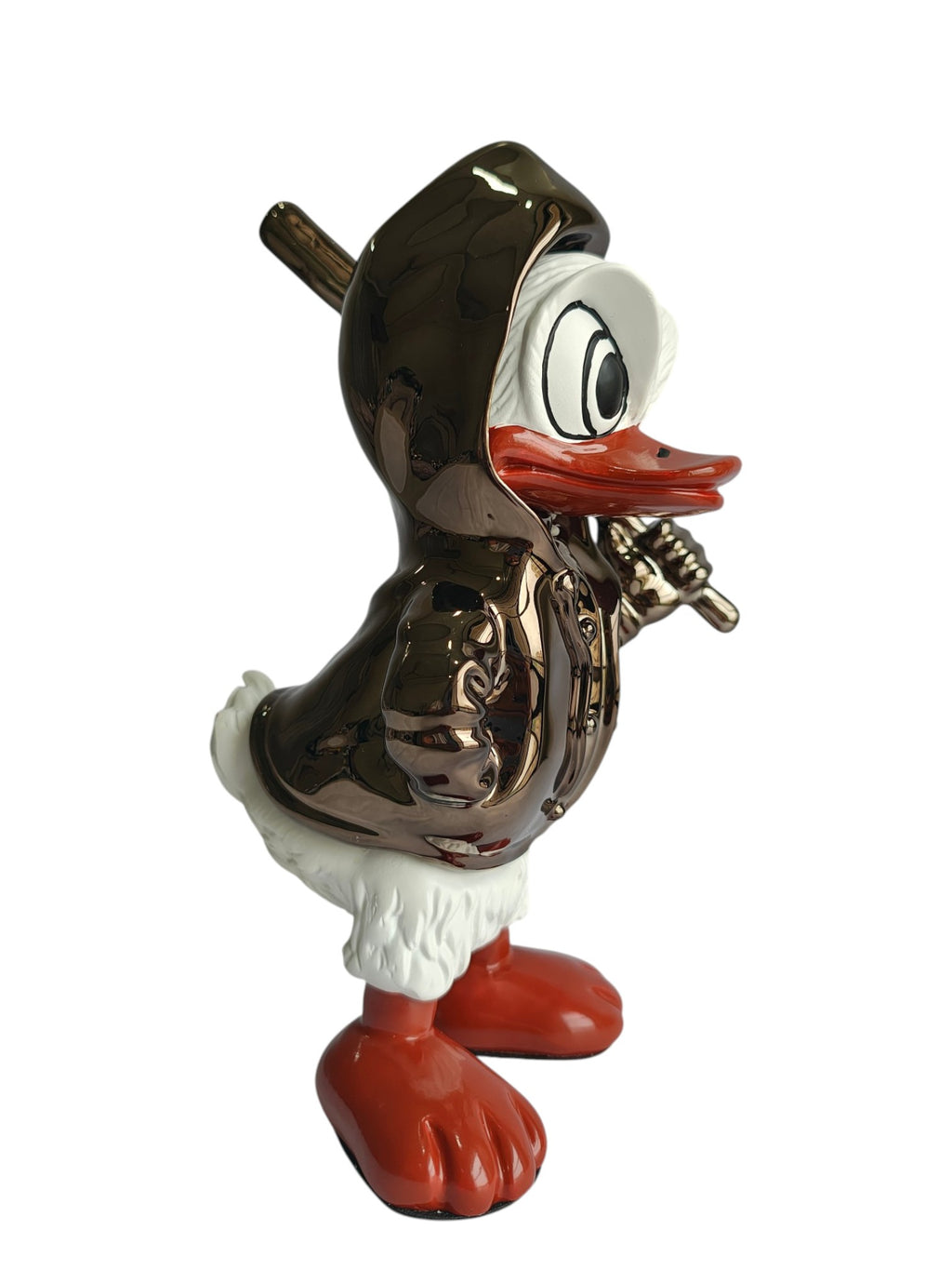 Donald Duck Table Decor Figurine - Metallic Character Sculpture