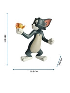 Tom & Jerry Table Decor Figurine - Playful Cartoon Duo Sculpture