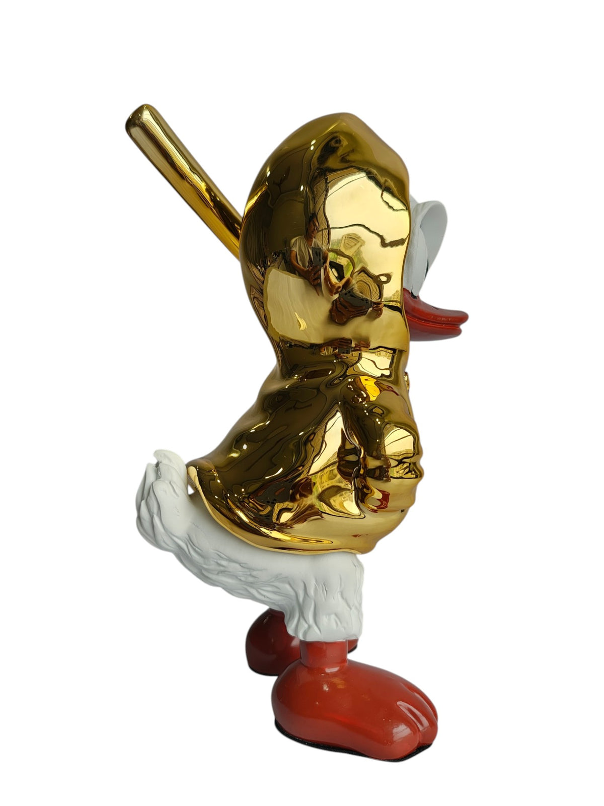 Donald Duck Table Decor Figurine - Metallic Character Sculpture