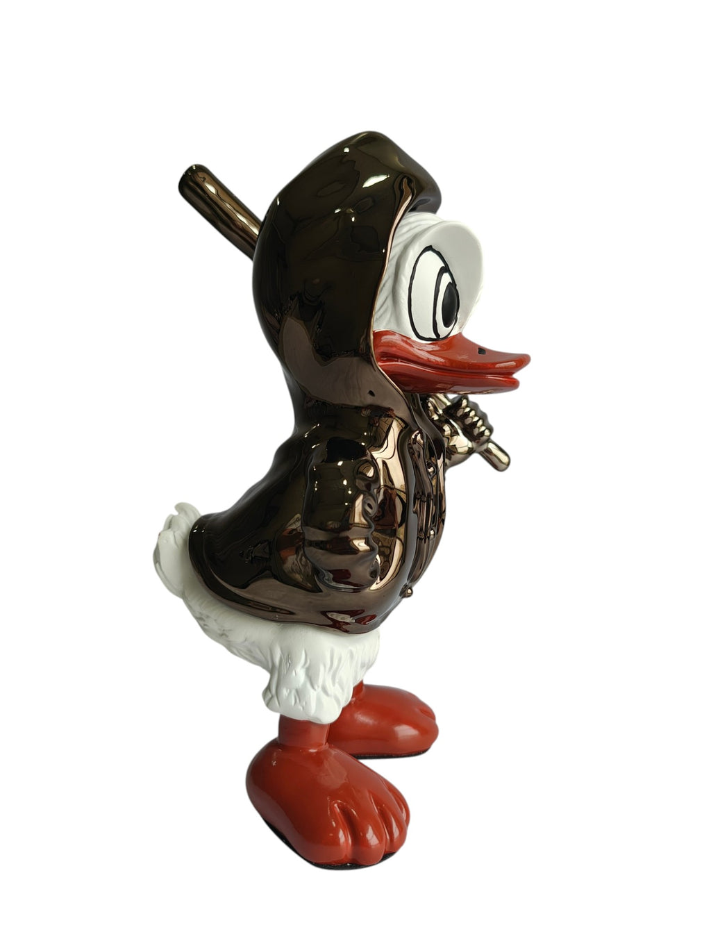 Donald Duck Table Decor Figurine - Metallic Character Sculpture