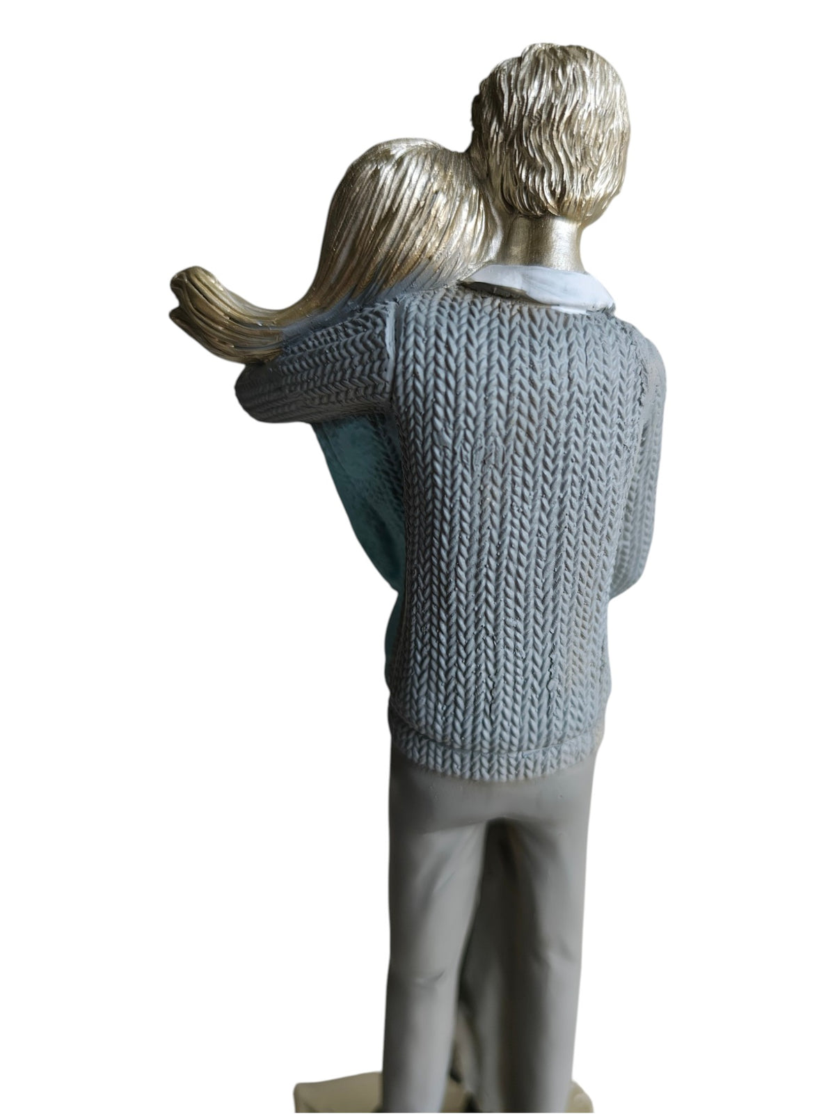 COUPLE-BLU: Blue Sweater Embrace