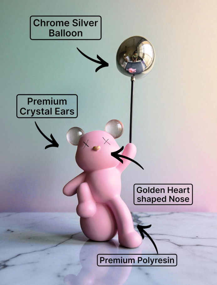 Pink Polyresin Premium & Elegant Figurine