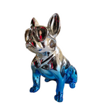 Large Chrome Dog with Goggles