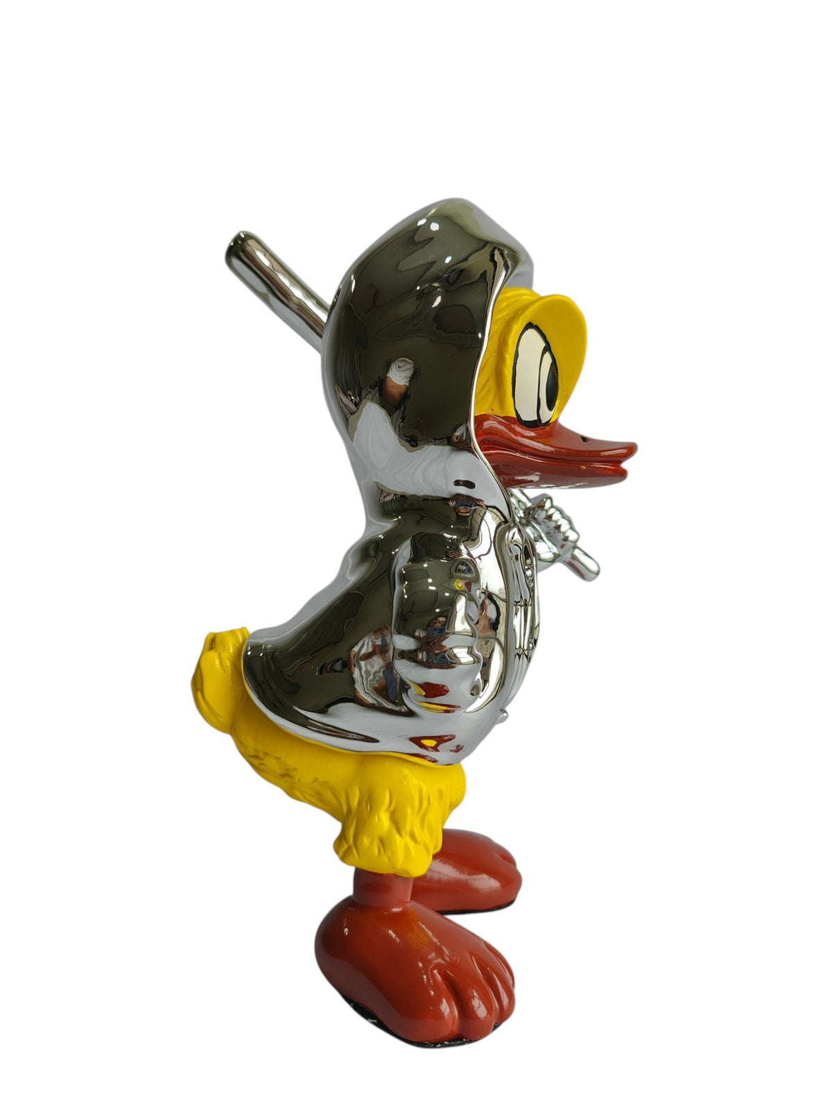 Donald Duck Table Decor Figurine - Metallic Character Sculpture