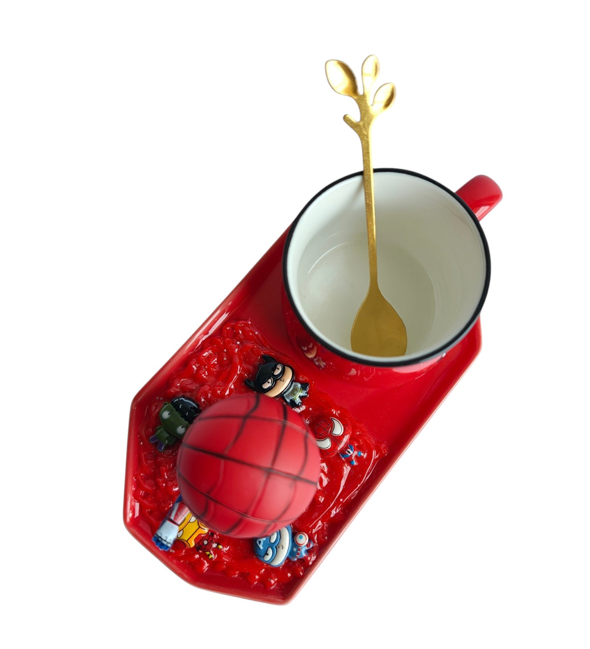 Spider-Man 3D- Mug & Tray Set - Web Landing Edition