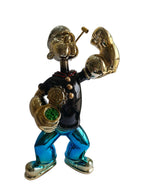 Chrome Pop Art Popeye The Sailor Showpiece - 74.5 cm Luxury Electroplated Sculpture