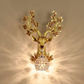 Gold Crystal & Metal Wall Light For Spiritual Gift