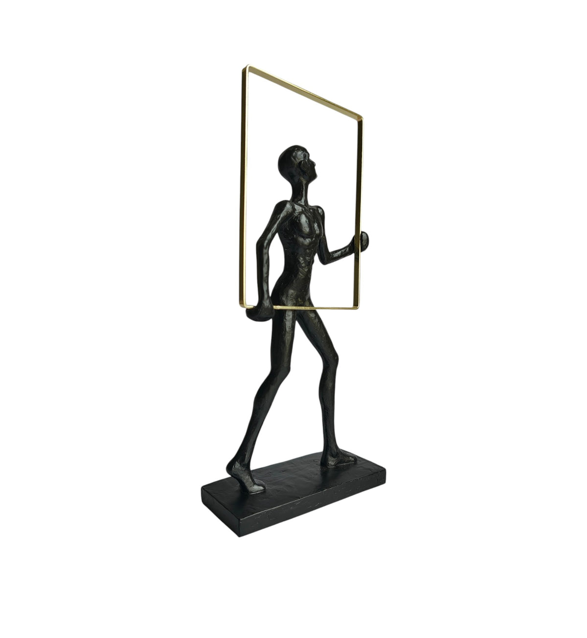 Abstract Man Frame Black